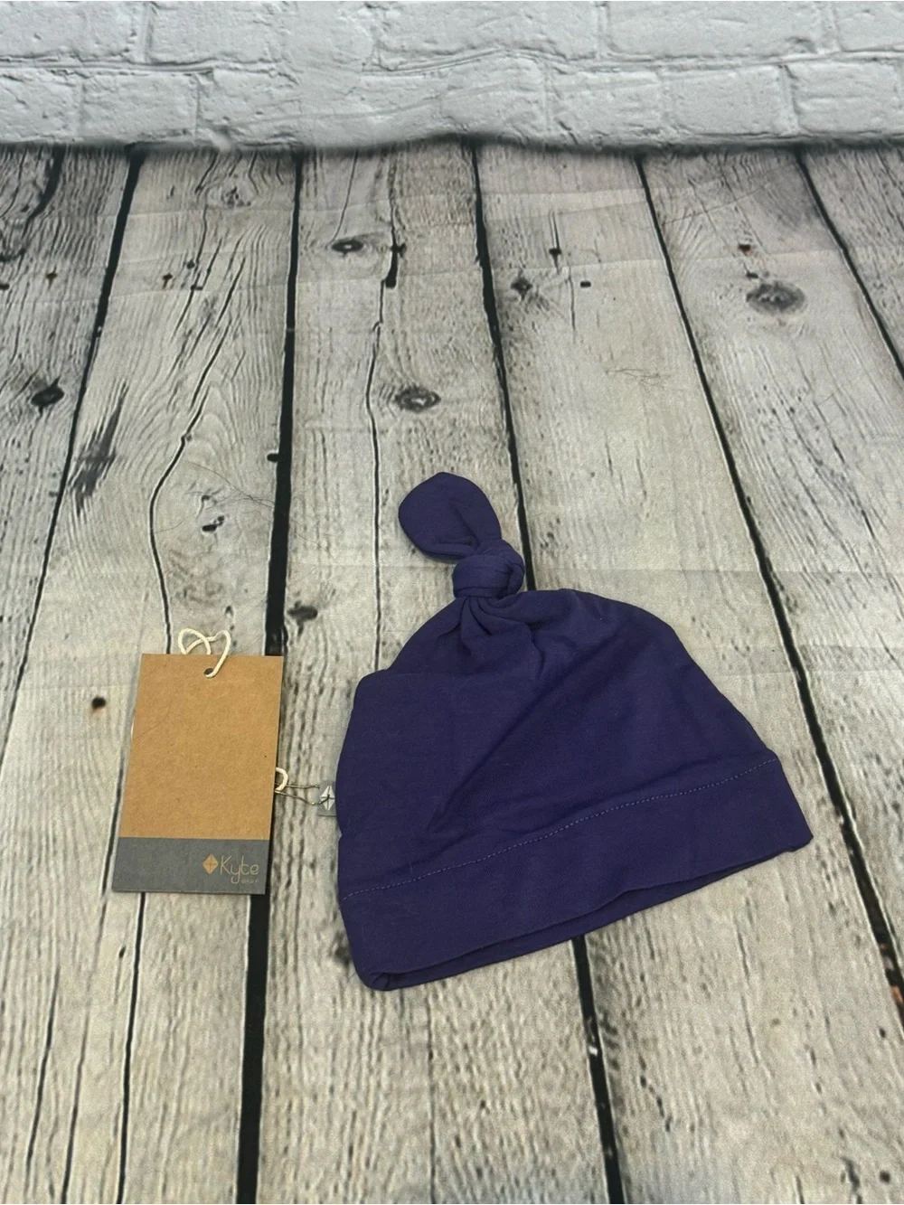 Kyte Baby Deep Purple Bamboo Baby Hat